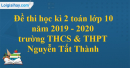 Giải đề thi học kì 2 toán lớp 10 năm 2019 - 2020 trường THCS & THPT Nguyễn Tất Thành