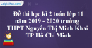 Giải đề thi học kì 2 toán lớp 11 năm 2019 - 2020 trường THPT Nguyễn Thị Minh Khai - TP Hồ Chí Minh