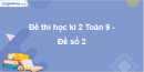 Đề thi học kì 2 Toán 9 - Đề số 2