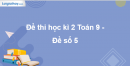 Đề thi học kì 2 Toán 9 - Đề số 5